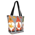 thumbnail image 2 of Fotbe Hello Fall Gnomes Pattern Beach Tote,Shoulder Handbag,Spacious Tote Bag,Lightweight Travel Bag,Versatile Shopping Bag, 2 of 9