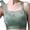 czb# Green330, variant on Women Bra Seamless Support Lace Flower Bandeau Striped Strap Removable Padding Smooth Full Coverage Bralette Tshirt Everyday Bras,Black,L