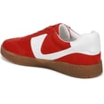 thumbnail image 4 of Franco Sarto Women's Ponti Lace Up Sneaker Red/White 8W, 4 of 6