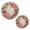 Watercolor Pink Roses Wreath, variant on Cotton Thread Weave Hot Pot Holders Multi-use Hot Mats Non-Slip Coasters Heat Resistant Potholders for Cooking Baking Watercolor Pink Roses Wreath