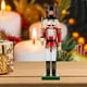 thumbnail image 4 of Creativo Cascanueces de Navidad, Estatuilla Artesanal, Muñeco de , , Marioneta, Adorno para Navidad, Decoración de , Colección, rojo Sunnimix cascanueces soldado, 4 of 8