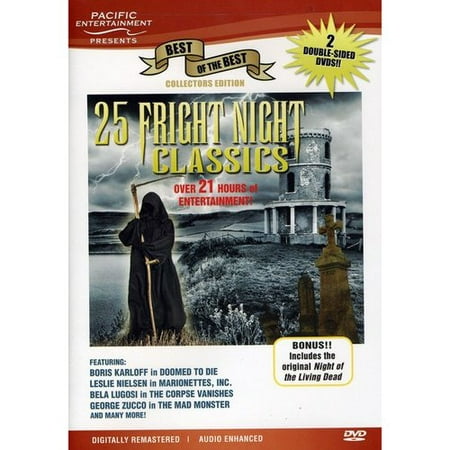 25 Fright Night Classics [DVD] (Best Halloween Horror Nights)
