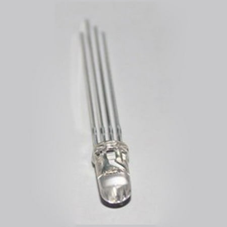 

Kironypik 50pcs 5mm 4-Pin RGB Full Color LED Light Common Cathode - Transparent