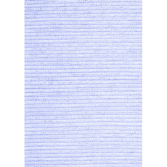 Ahgly Company Indoor Rectangle Solid Blue Modern Area Rugs, 5' x 7'