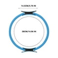 thumbnail image 3 of Pilates Ring Circle, 15 Inch Magic Fitness Circle for Toning Inner & Outer Thighs, Yoga Core Training, Bonus Workout Guide Included (Blue), 3 of 5