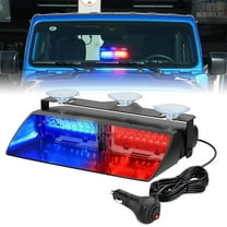 Nilight Strobe Lights, Windshield Hazard Warning Safety Flash Lights with Suction Cups, Super Bright Led Strobe Lights for  Vehicle Truck