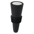 thumbnail image 1 of Tapones para vino, sellador de botellas de silicona reutilizable con agarre superior para mantener el vino fresco, color negro brillar  Electrónica, 1 of 4