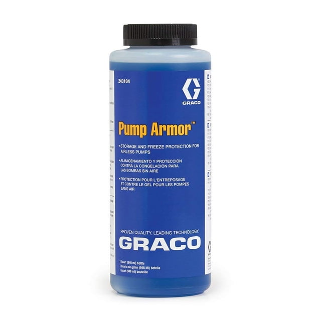 Pulverizador de pintura sin aire Pump Armor Graco 243104 de 1 cuarto de galón