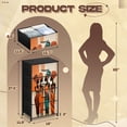 thumbnail image 3 of African Dresser for Bedroom with 4 Storage Drawers Stylized African Women Colorful Headwraps Dressers Chest of Drawers Steel Framed Fabric Closet Organizers for Entryway Wood Top Tall Dresser, 3 of 8