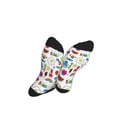 thumbnail image 5 of Pofeuu Summer Print Crew Socks, Adult Running Hiking Socks for Youth and Adult, 5 of 7