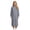 Dark Gray, variant on Women's Wind Heavy Rain Coat for Outdoor Adventures Hooded Cape Long Length Rain Poncho for Hiking Beige One Size
