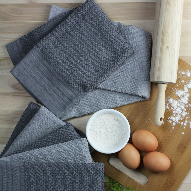 Buy Kitchen Towels, Set of 6, 20 X 30 Inches, Multi Uses as Dish