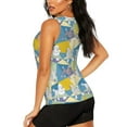 thumbnail image 3 of Haiem Cute Poodle Dog Workout Tank Tops for Women, Athletic Sports Slim-Fit Tank Tops, Compression Sleeveless Dry Fit Shirts,Athletic Shirt-Large, 3 of 9