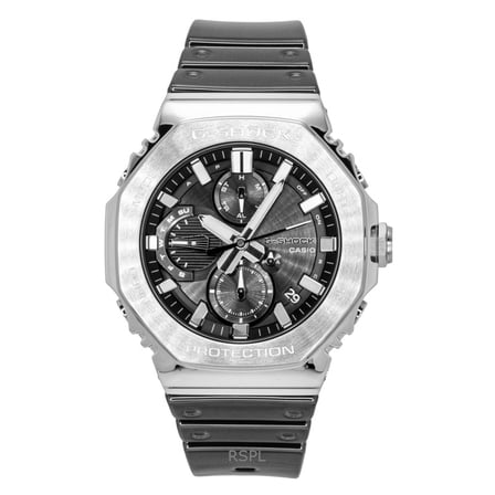 Casio G-Shock Full Metal Smartphone Link Silicone Strap Analog Black Dial Solar GMC-B2100Y-1A 200M Men's Watch
