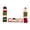 Red, Green, White, variant on Christmas Cabinet Handle Covers with Cute Snowman Design, 3-Pack, Red and Green Plush Fabric, for Microwave and Refrigerator Doors, Christmas Decoration