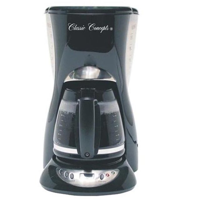 Classic Concepts 12 Cup Black Commercial Coffee Maker