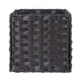 thumbnail image 4 of Melanie 3-Pc Foldable Woven Fiber Basket Set, Chocolate, 4 of 7