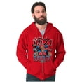thumbnail image 4 of Kanji Street Fighter Savage Akuma Men Big & Tall Zip Hoodie Brisco Brands 5X, 4 of 5