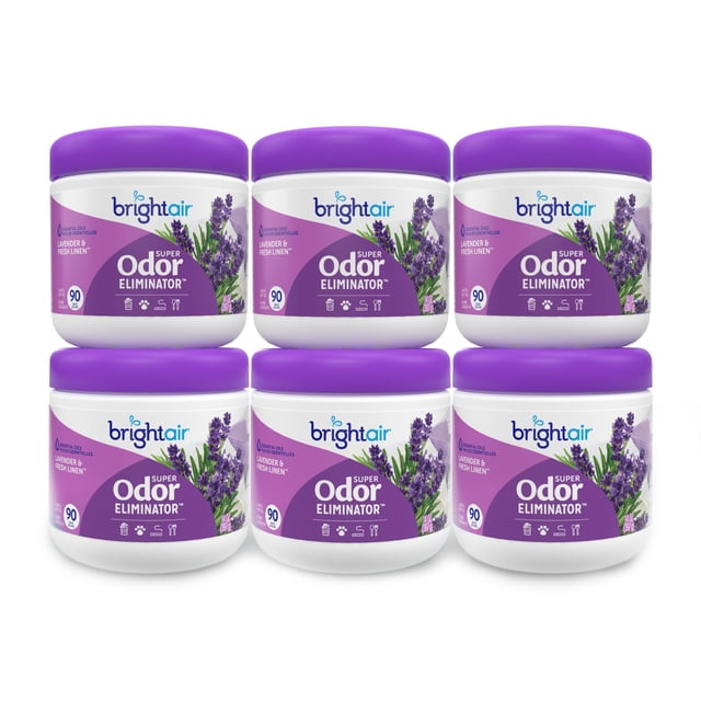 Eliminador de olores Bright Air Super, 400 ml, aroma a lavanda y lino
