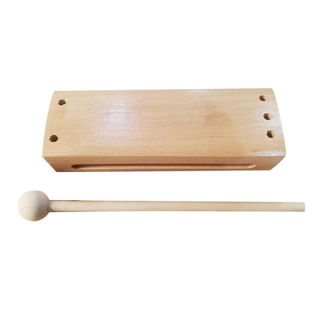 TISHITA Musical Instrument Durable Square Block Bar Instrument Toy Wood Rhythm Block