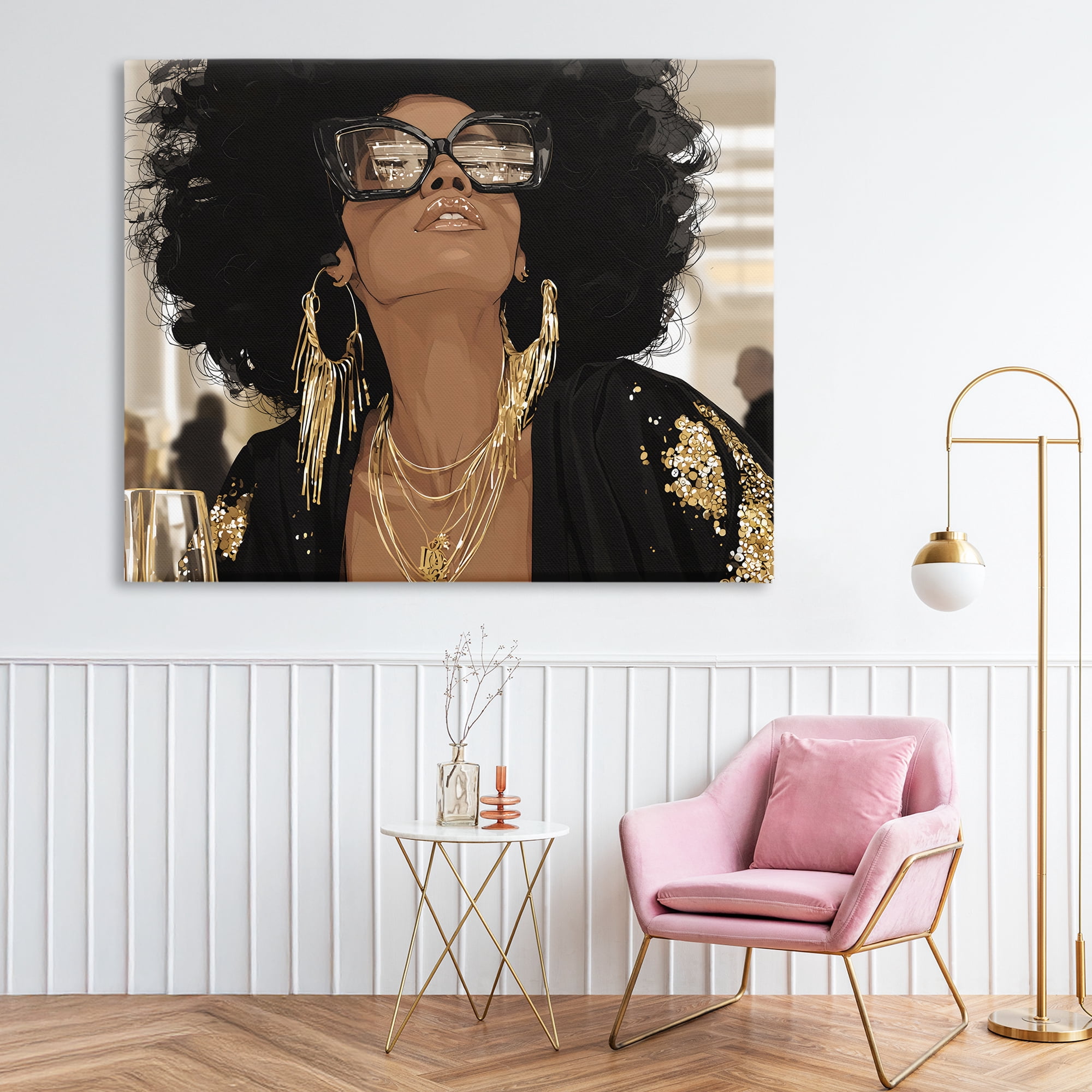 Stupell Industries Full Of Confidence Beautiful Woman Canvas Wall Art, design by Franklyn Gregory