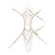 thumbnail image 2 of Cadena corporal, joyería, bufanda, en , ligera, para atuendos, collar, accesorio de cadena para fiestas en la playa, discotecas, bodas, mujeres, 2 of 9