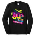 thumbnail image 3 of Totally 80's Forever Vintage Mens Long Sleeve Shirt, Black, Medium, 3 of 5