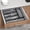Black, variant on Drawer Organizer Set, Compartment Silverware Tray, Utensil Trays, Mesh, Non-Slip, For Flatware, Cutlery, Office Supplies