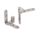 thumbnail image 1 of Bisagras De Pivote De La Puerta, Bisagra De Pivote Giratoria De 270 Grados De Acero Inoxidable Izquierdo Fuerte Con Tornillos Grandes Para Puertas De La Cerca, 1 of 7