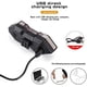 thumbnail image 2 of Intermitentes para bicicleta, luz trasera para bicicleta con intermitentes, luz trasera LED para bicicleta recargable por USB de 120 lúmenes, intermitentes inalámbricos para bicicleta con control remo, 2 of 5