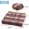 thumbnail image 7 of Square Floor Meditation Pillow 22 Inch, Bohemian Style Dutch Velvet Yoga Cushion for Comfort, 7 of 7