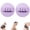 2pcs Purple, variant on 4 Counts Soft Rubber Shower Scrubber, Deep Exfoliating Body Bath Brush Pads Scrubber, Deep Cleansing Bath and Shower Tool, Quick-Dry Gentle Skin Scrubber Exfoliator