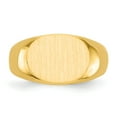 thumbnail image 4 of 14K Yellow Gold Ring Band Signet 9.5x12.0mm Open Back, 4 of 5