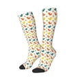 thumbnail image 2 of Balery Colorful Squirrel Printed Novelty Socks Men's Women's Crew Socks Sports Socks Knee High Socks Cotton Socks Quirky and Cool Socks, 2 of 9