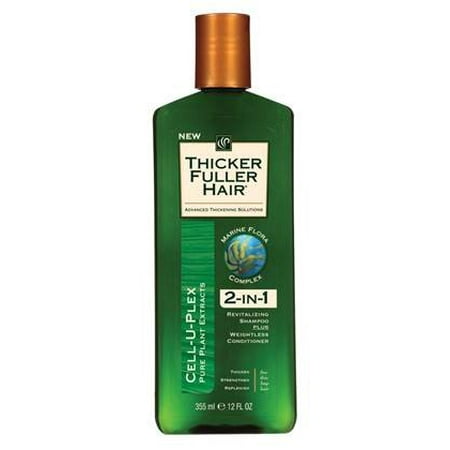 Thicker Fuller Hair 2 In 1 Shampoo Plus Conditioner 12 (Best Shampoo And Conditioner For Bleached Hair)