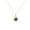 Yellow, variant on Pure Elegance Ocean Bloom Dolphin Flower Cluster Pendant Necklace Emerald & Ruby For Women In 925 Silver 14K Rose Gold Over
