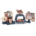 thumbnail image 1 of Coffee Machine Toy Simulation Sound And Light Water Supermarket Players 2 In 1 With Voice Puzzle For Kids Kitchen Toys, 1 of 8