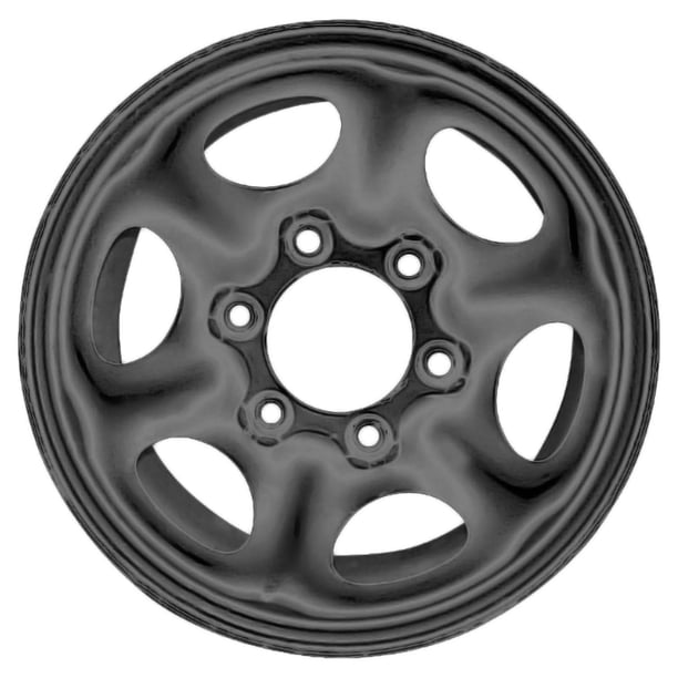 Action Crash Parts, 15 X 6 Reconditioned OEM Steel Wheel, Black, Fits