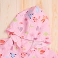 thumbnail image 4 of FYMNSI Toddler Girl Windbreaker Light Hooded Jacket Printed Zip Up Hoodie Spring Fall Rain Jackets Kids Clothes 4-5T, 4 of 9