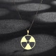 thumbnail image 1 of Feltree Collier en Acier Inoxydable avec Pendentif Danger Radioactif, 1 of 6
