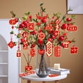 thumbnail image 3 of Mosey 1 Set New Year Pendant Red Envelopes Lanterns Shape Festive Hanging Ornament for New Year Home Decoration, 3 of 8