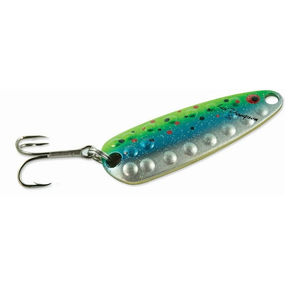 Len Thompson 11 HM Dimpled Series Spoon, 2", 1/2 oz, Holy Mackerel, Rust-resistant, solid brass spoon