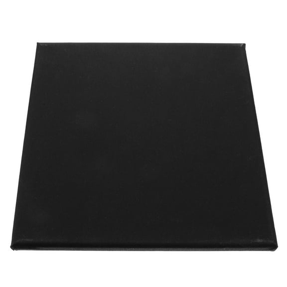 WHAMVOX Blank Canvas for Painting Canvas Board 25.00X25.00X1.50CM Black