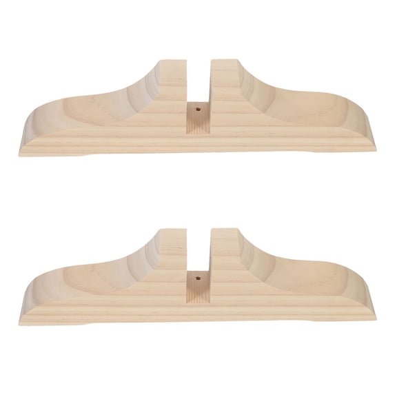 OFFIGAM 2-Pack Folding Room Divider Wood Panel Space Separator for Dining Room Privacy and Home Decor