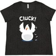thumbnail image 3 of Inktastic Chicken Barnyard Farm Cluck Women's Plus Size T-Shirt, 3 of 5