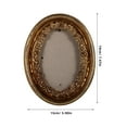 thumbnail image 2 of Mobutofu European Style Photo Frame 1Pack Resin 7.5X5.9X0.8In Coffee Color Tabletop Picture Frame For Indoor Decoration, 2 of 7