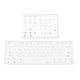 thumbnail image 2 of Pegatinas laterales para teclado de altura DSA para teclas de membrana mecánicas de escritorio, fáciles de usar blanco negro, 2 of 8