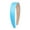 Blue, variant on CXHEGBEJ Headbands for Women Hairband Faux Leather Headband for Female Plastic Hard Headdress Plain Color Headwear Hair Accessories Pink