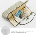 thumbnail image 3 of Autua Turtle Starfish Beach Jewelry Storage Artifacts Jewelry Box for Women Necklace, Ring, Earring - Compact Size Travel Case with Multiple Compartments White, 3 of 5