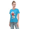 thumbnail image 4 of Women's Basic Short Sleeve T-Shirt Doraemon, 4 of 6